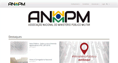 Desktop Screenshot of anmpm.org.br