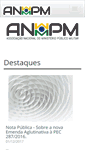 Mobile Screenshot of anmpm.org.br