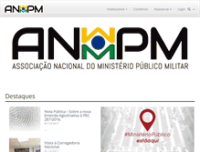 Tablet Screenshot of anmpm.org.br